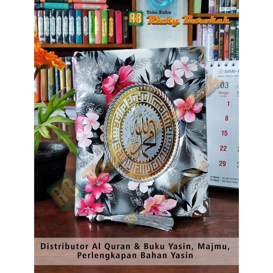 Cover Buku Yasin bludru Busa Terbaru