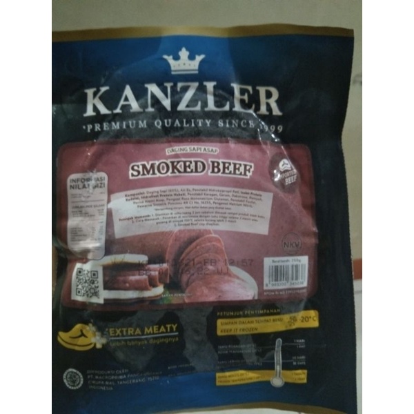

Kanzler Smoked Beef 250 gram