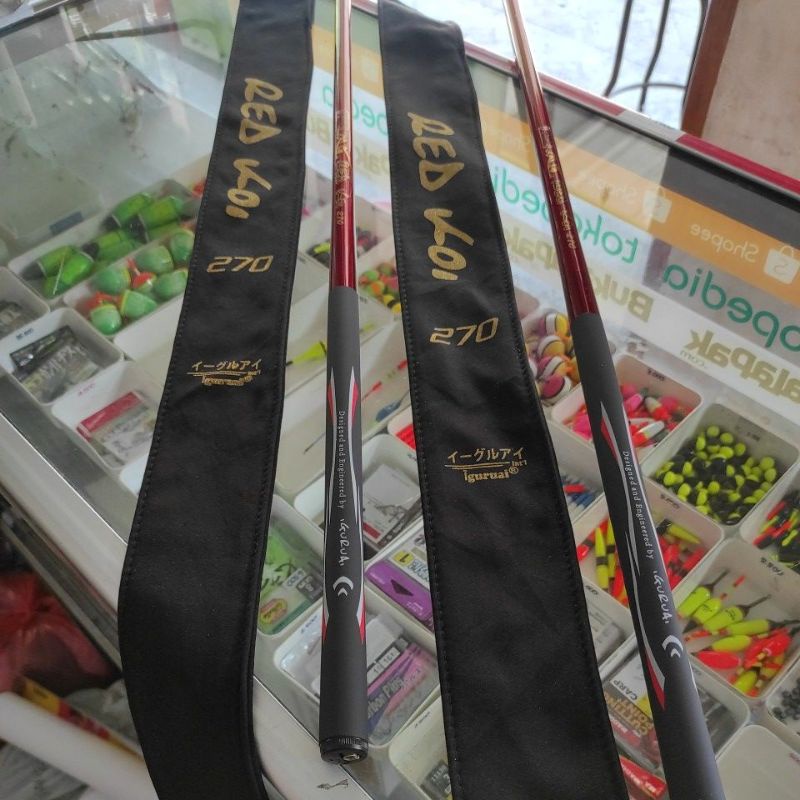 Joran tegek IGURUAI RED KOI  ukuran 270