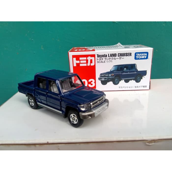 Tomica No 44 Toyota Land cruiser JAF Tomica No 103 Toyota Land Cruiser diecast miniatur mobil Takara