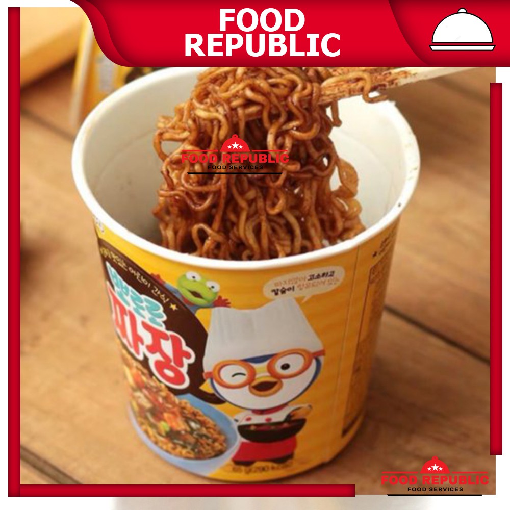 PORORO JJAJANGMYUN 65 GR JAJANGMEN JAJANGMYEON CHAJANG MIE ANAK INSTANT