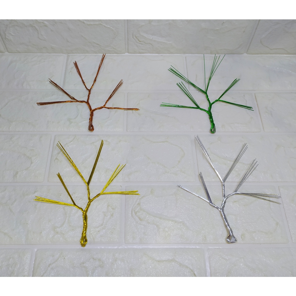 Kawat Pohon dasar Bonsai Mini Siap pakai