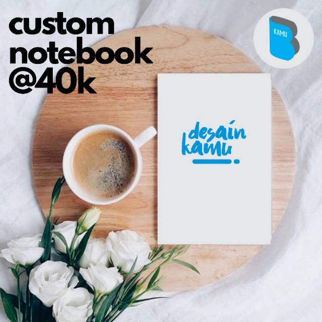 

[PRE-ORDER] CUSTOM NOTEBOOK SATUAN - Notebook Buku Catatan Diary Jurnal Bookpaper