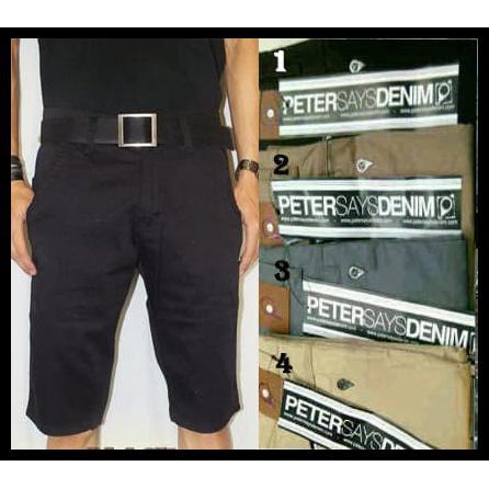 TERLARIS CELANA CHINO PSD PENDEK / CHINO PETER SAYS DENIM SHORT / PSD CHINO 