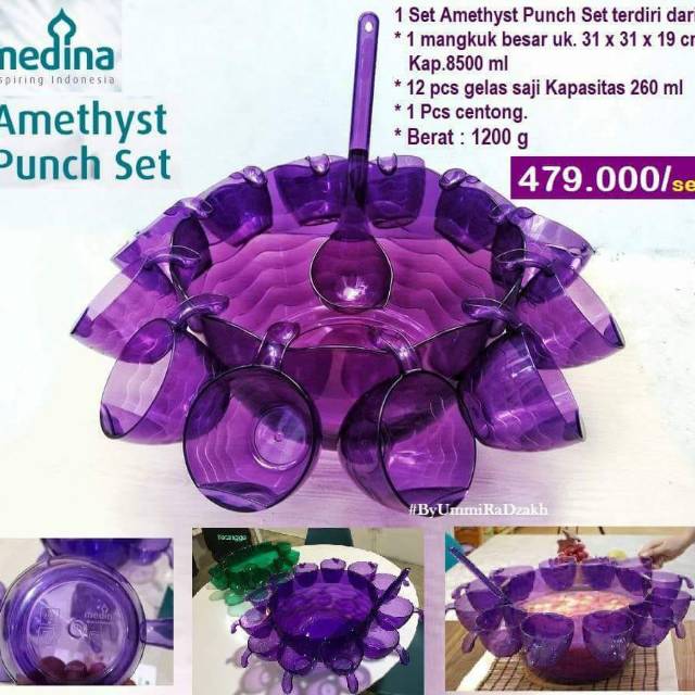

Amethyst Punch Set