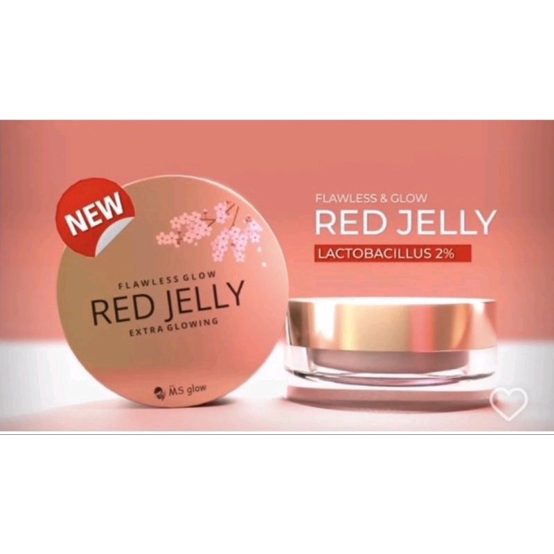 RED JELLY  MS GLOW ORIGINAL (Kemasan Terbaru)