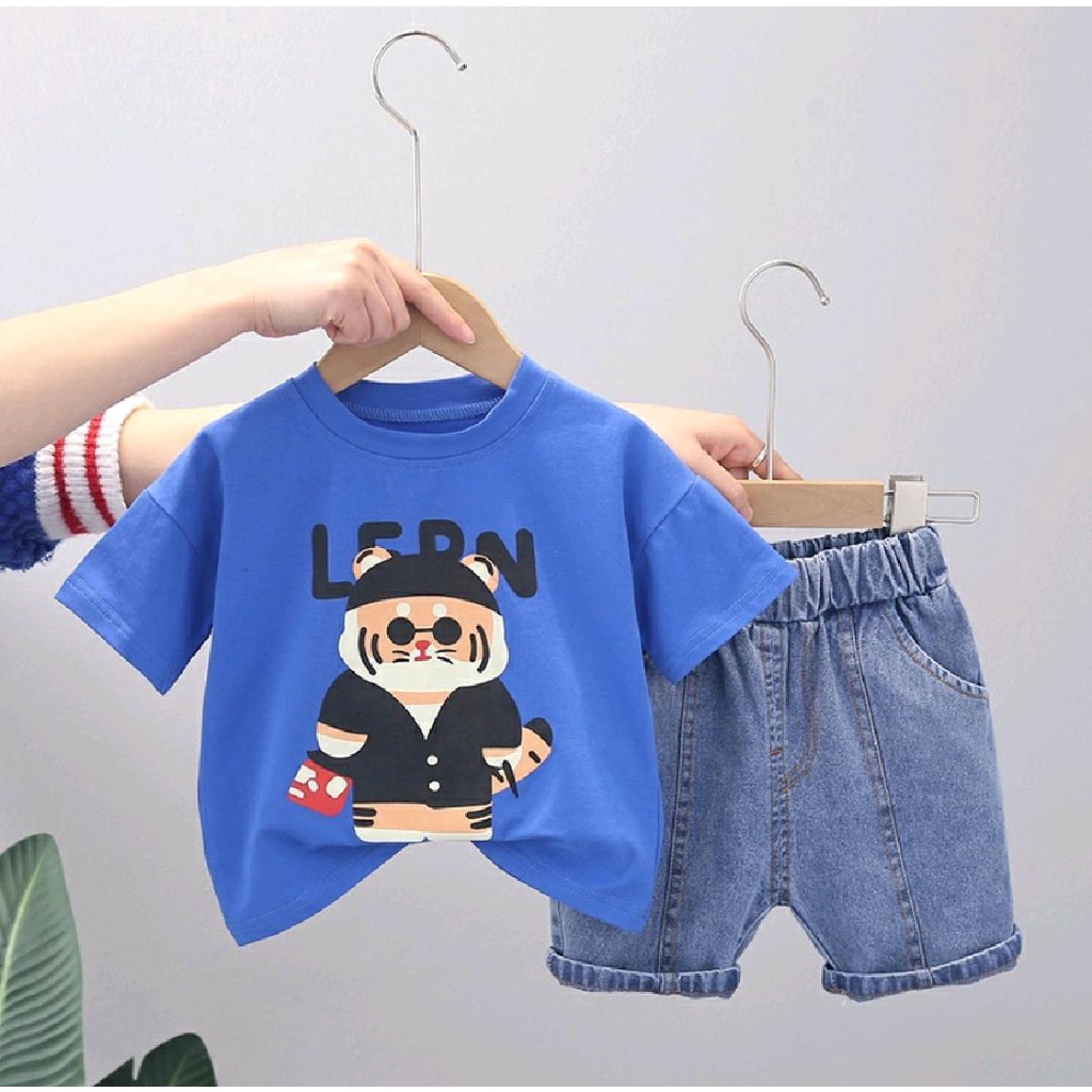 COD/SETELAN ANAK LAKI-LAKI/SETELAN BAWAHAN JEANS TERBARU 1-5 TAHUN