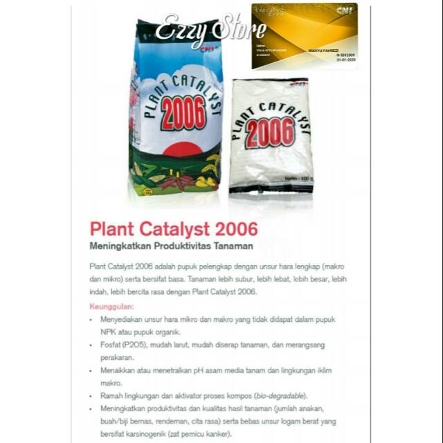 CNI Plant Catalyst 2006 7.5Kg
