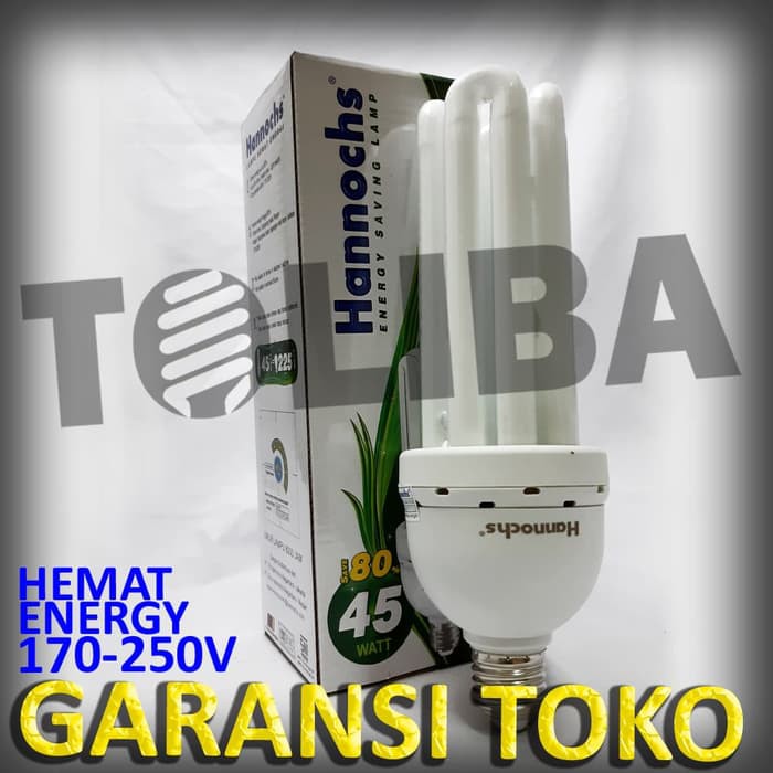 lampu hannochs plc jari 4u 45 watt 45watt 45 w 45w lampu dagang sni