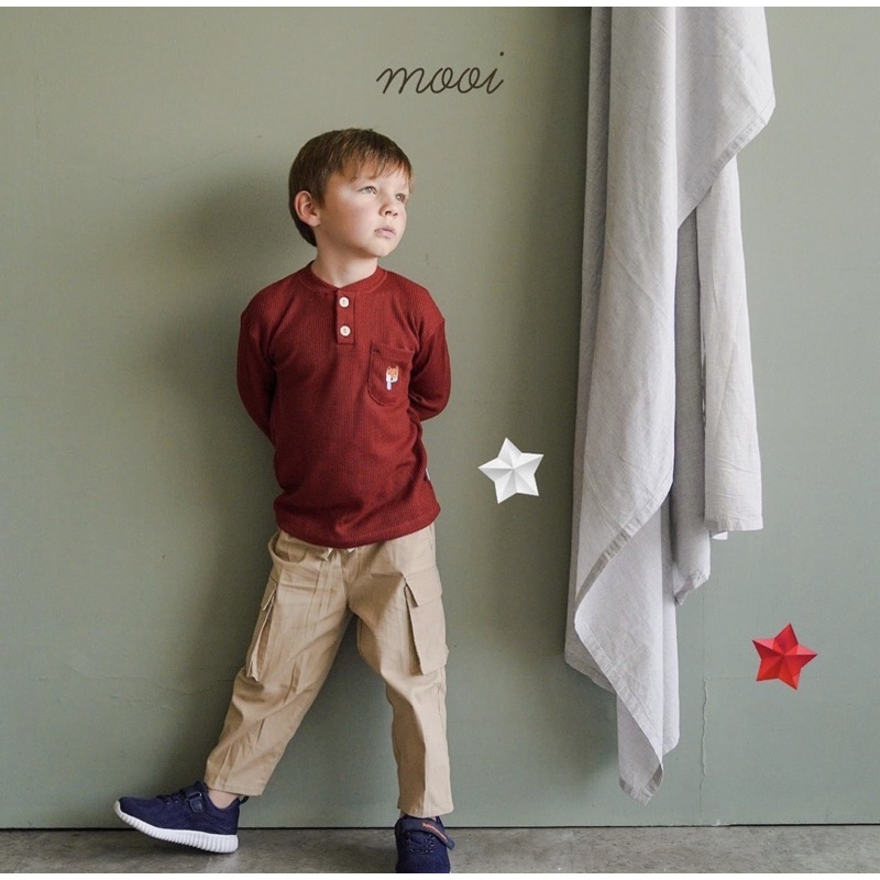 MOOI LONG CARGO PANTS - CARGO PANTS / CELANA CARGO ANAK 1 PCS