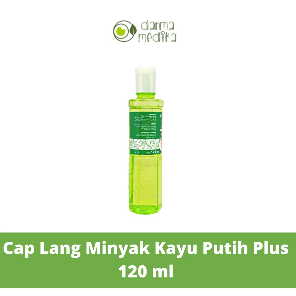 Minyak kayu putih plus Cap lang 120ml 120 ml