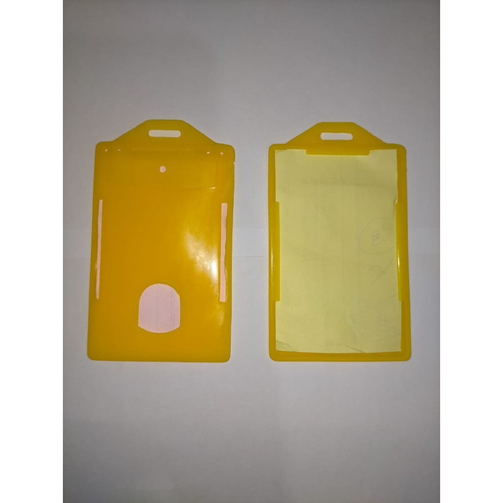 Tempat Casing ID Card/Frame ID Card/Name Tag ID Card - Kuning