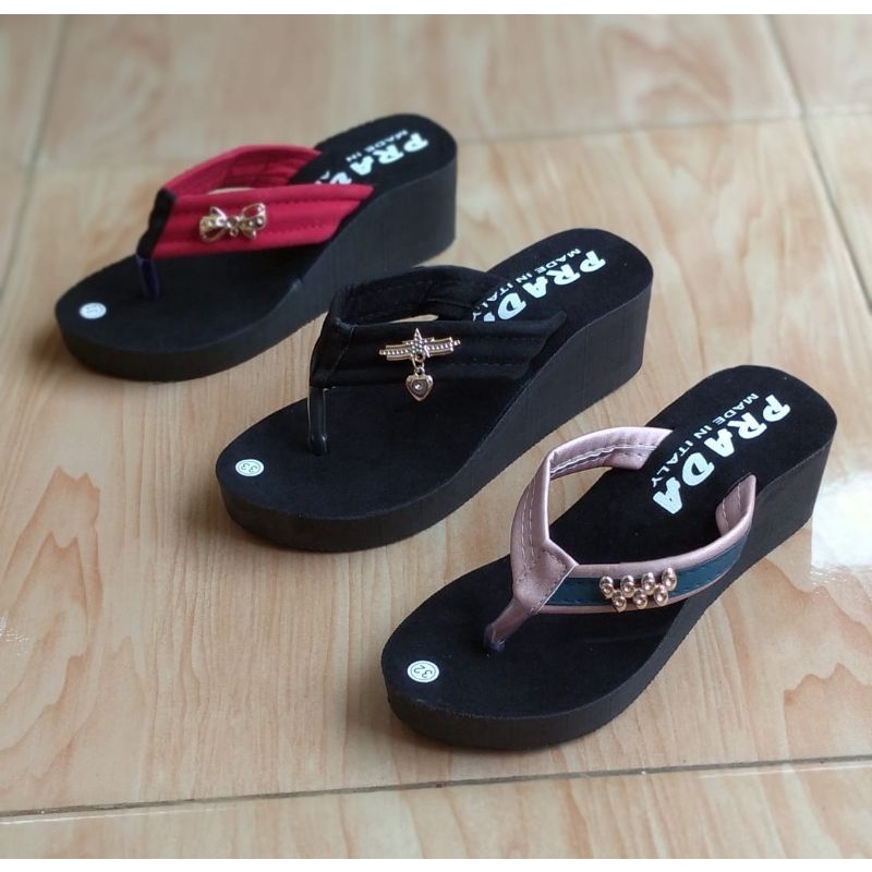 Sandal Anak  Perempuan wanita masa kini Sandal Prada