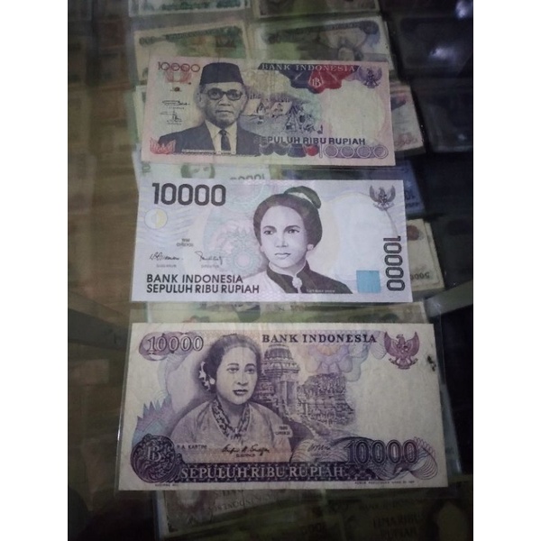 uang kuno set variasi 10000