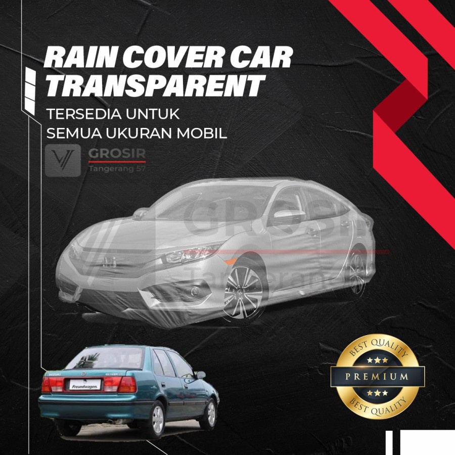 SARUNG TRANSPARAN SUZUKI ESTEEM / BODY COVER SUZUKI ESTEEM