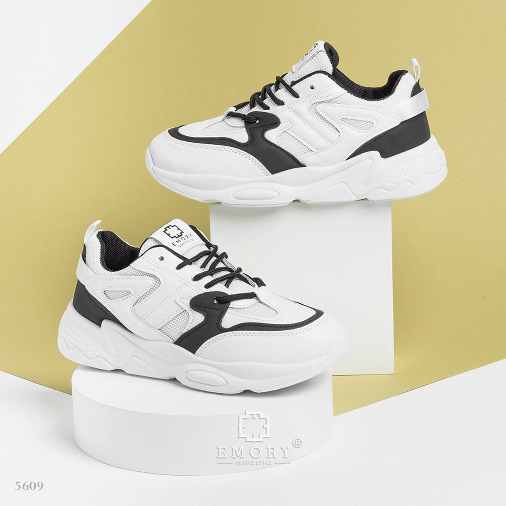 SEPATU SNEAKERS WANITA EMORYSTYLE Venty  5609 MARBELAYUK