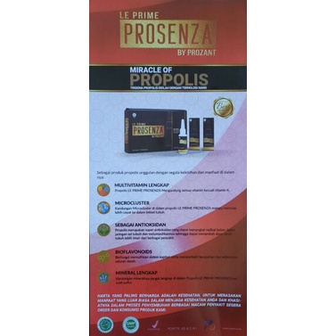 PROSENZA PROPOLIS PROZANT ORIGINAL_LE PRIME PROZANT_KEMASAN BARU PROMO 2021 TURUN HARGA..