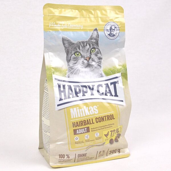 Happy Cat Minkas Hairball Control 500g Makanan Kucing Adult Food 500 g