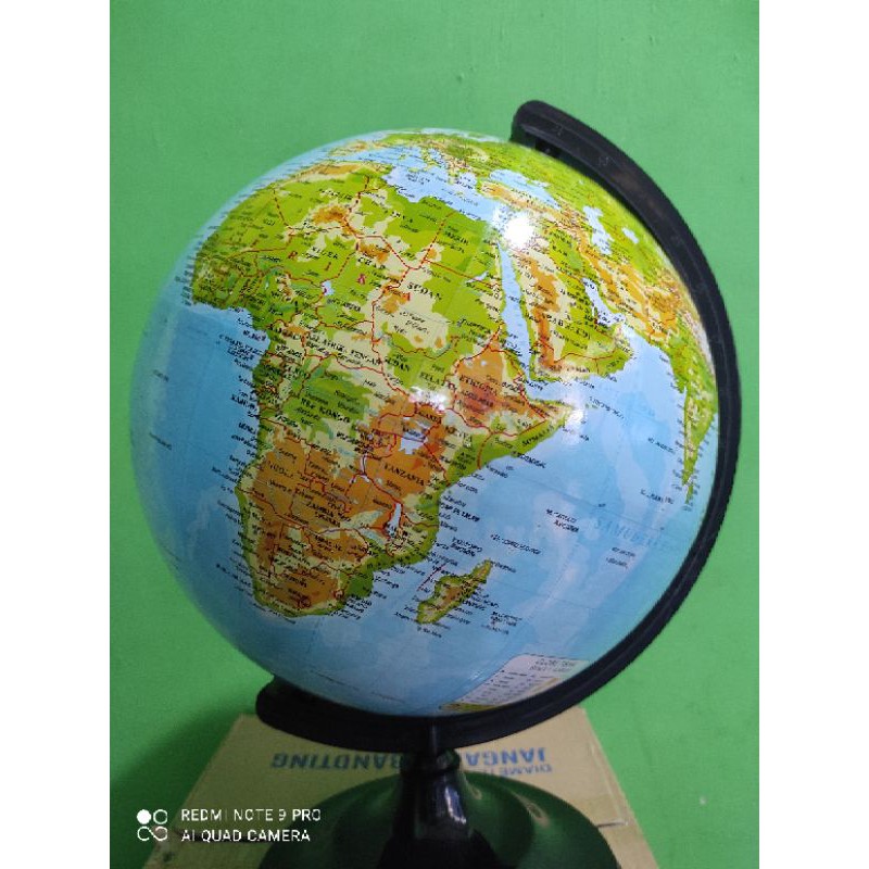 

globe bola dunia ukuran diameter lingkaran 30cm