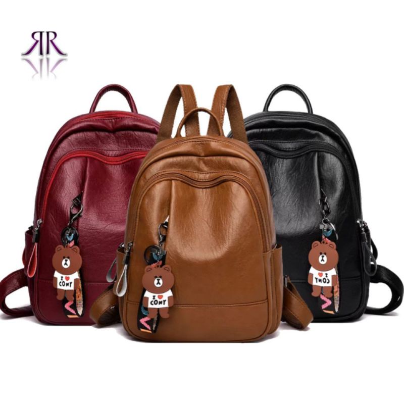 Tas Ransel Sedna Wanita Murah Kulit Tebal Original Import