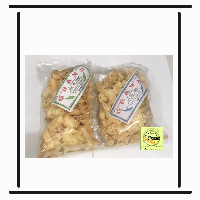 

Grand Keripik Serat Singkong / Pedas Gurih Ubi olahan snack kiloan surabaya / Keripik singkong serat asin pedas / kripik singkong