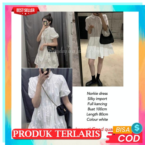 Baju Dress Party Wanita Remaja Korea Modern Trend Pesta Kondangan Keki Dress Scuba Lilac Imp Ld94 No