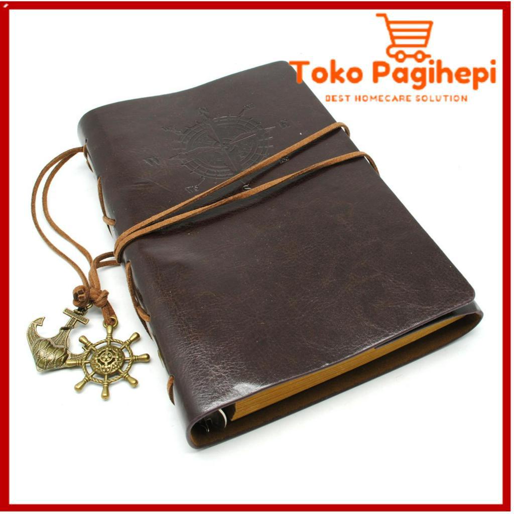 

Buku Catatan Kecil Polos Tebal Binder Kulit Retro Motif Pirate Asli Murah A5 A6 Custom