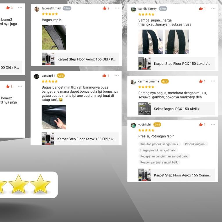 Karpet Step Floor PCX 150 Lokal / Karpet Mie PCX 150 Lokal / Bordes PCX 150 / Karpet PCX 150 / Carpe