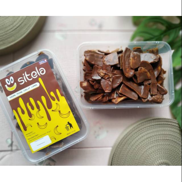 Kripik Pisang Coklat Lumer Sitela