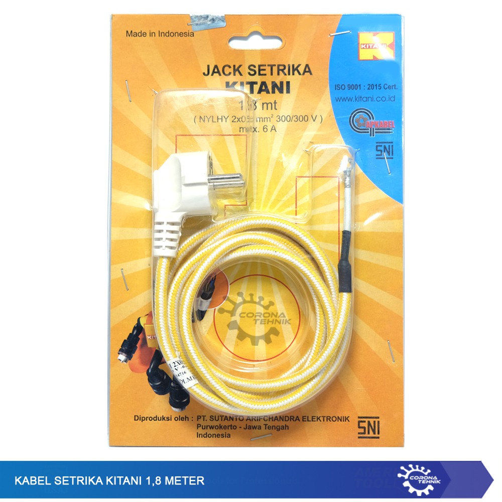 Kabel Setrika Kitani 1,8 Meter