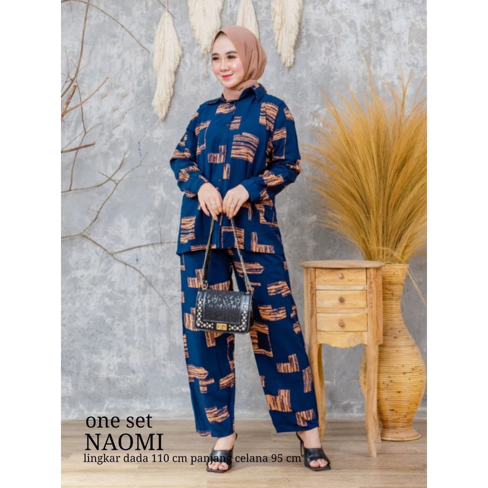 ONE SET NAOMI WATTS SET RAYON  / SETELAN RAYON / PIYAMA RAYON / SET WANITA / SETELAN WANITA KEKINIAN