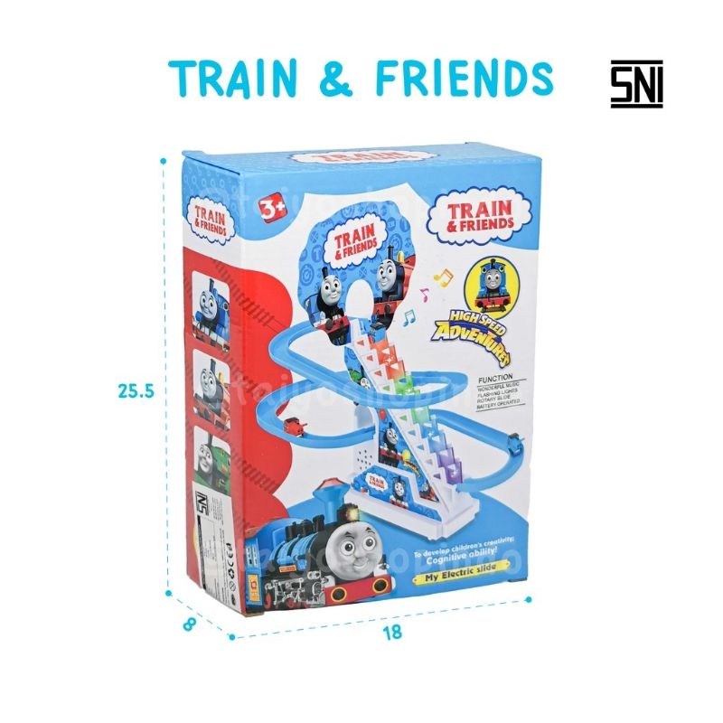 Mainan Edukasi anak 3 tahun Track Kereta Api thomas and friends eletronik