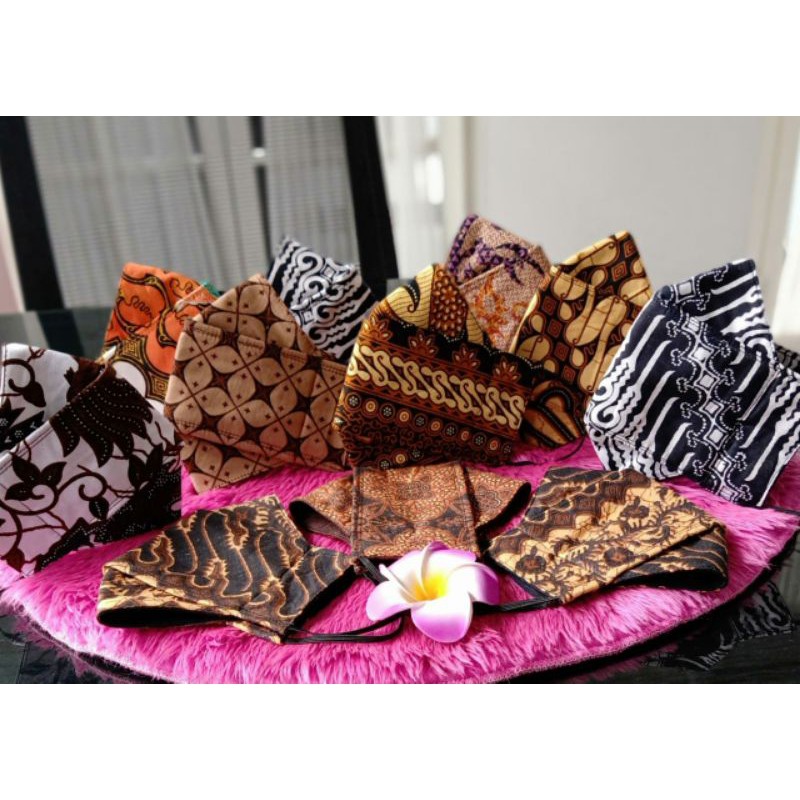 masker Evo Batik / Masker Batik 3 Dimensi