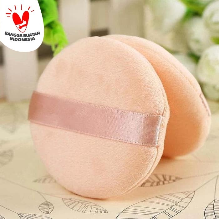 Prime Powder Puff Diameter 8cm Spon Bedak Tabur Padat