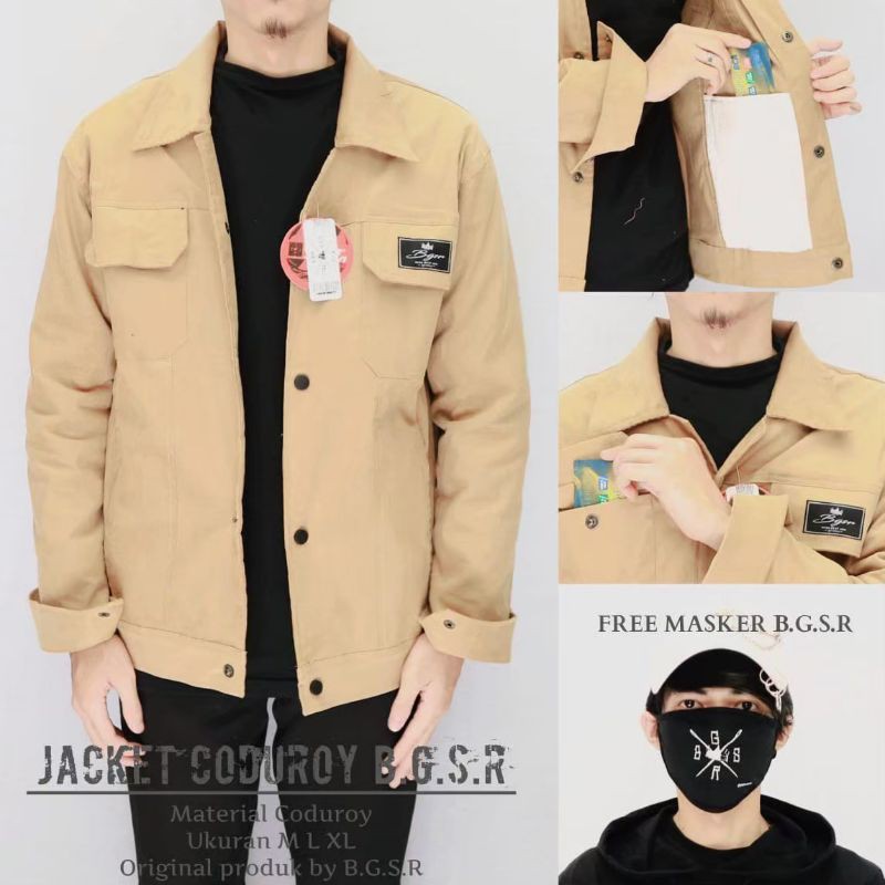 JACKET CORDUROY PREMIUM ORIGINAL BGSR/KEMEJA CORDUROY PRIA/JAKET PRIA