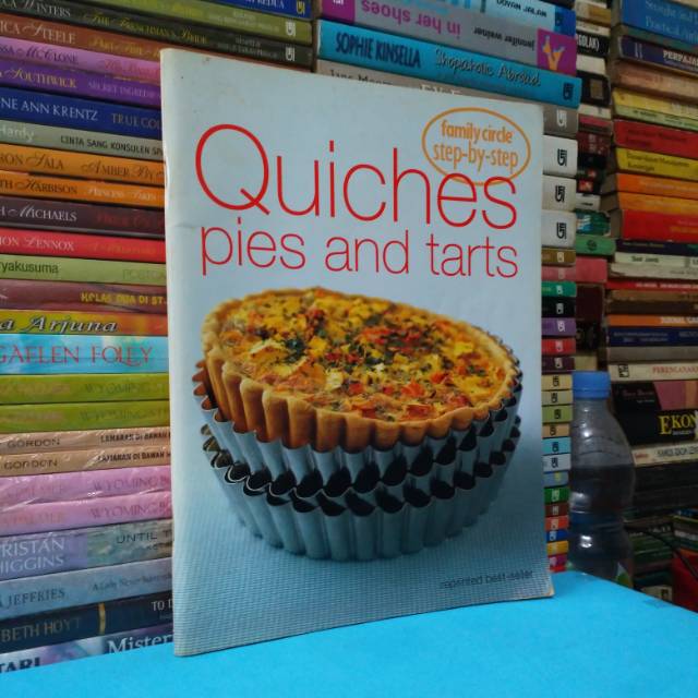 Buku Import Quiches pies and tarts Family circle step by step