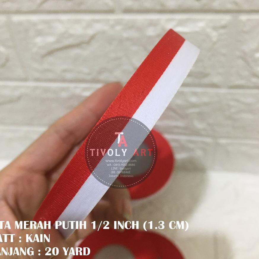 

Jual 8MWT9 Pita Merah Putih 1/2 Inci / Hiasan 17 agustus HUT RI / Pita Kain 85 Terbaru