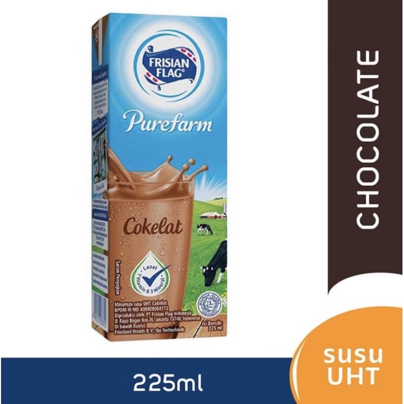 

FRISIAN FLAG UHT Purefarm Coklat 225ml