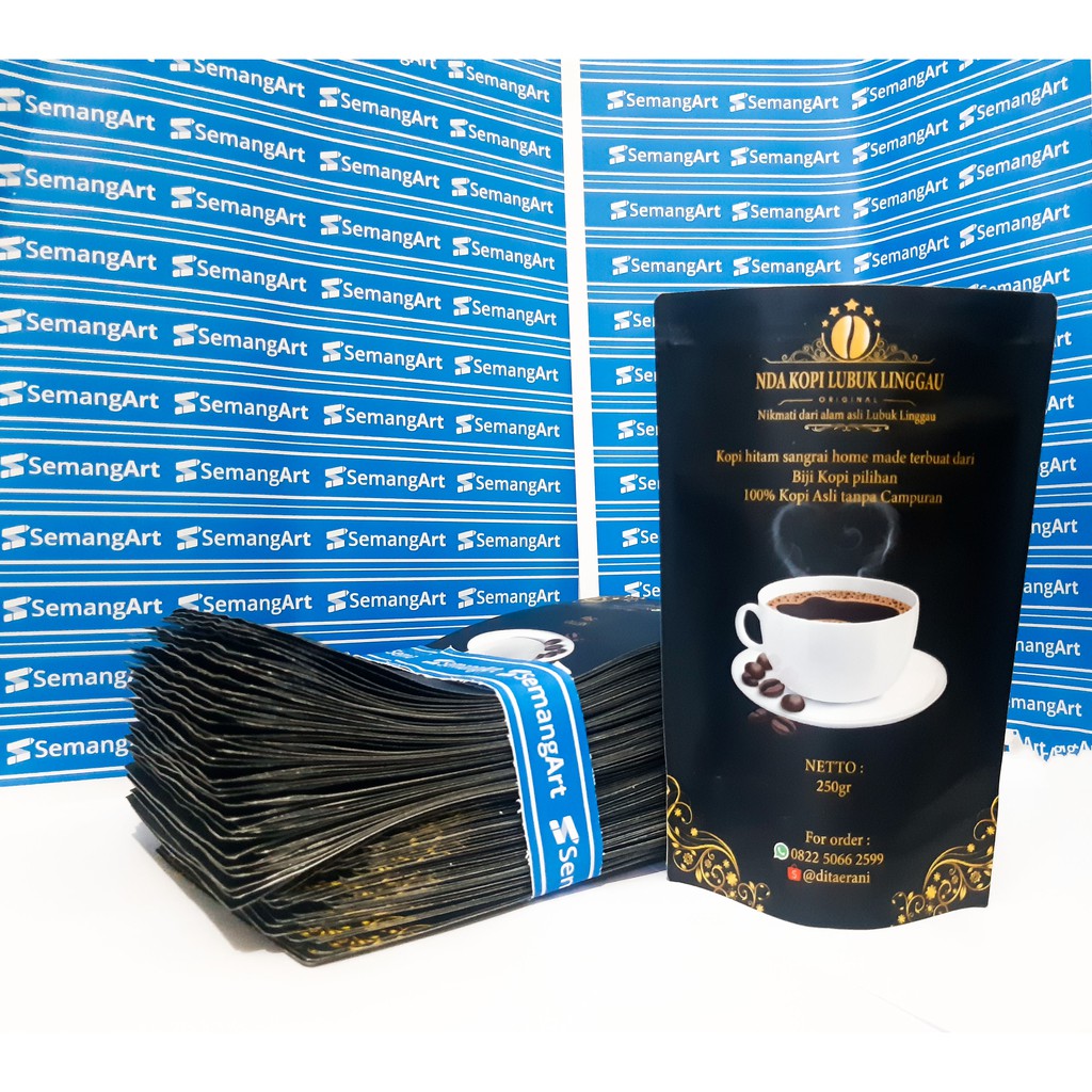 Cetak Kemasan Standing Pouch Printing Foodgrade Dengan Ziplock Zipper Desain Custom