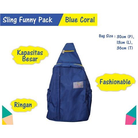 Padi Blue Colar Diaper Bag Tas