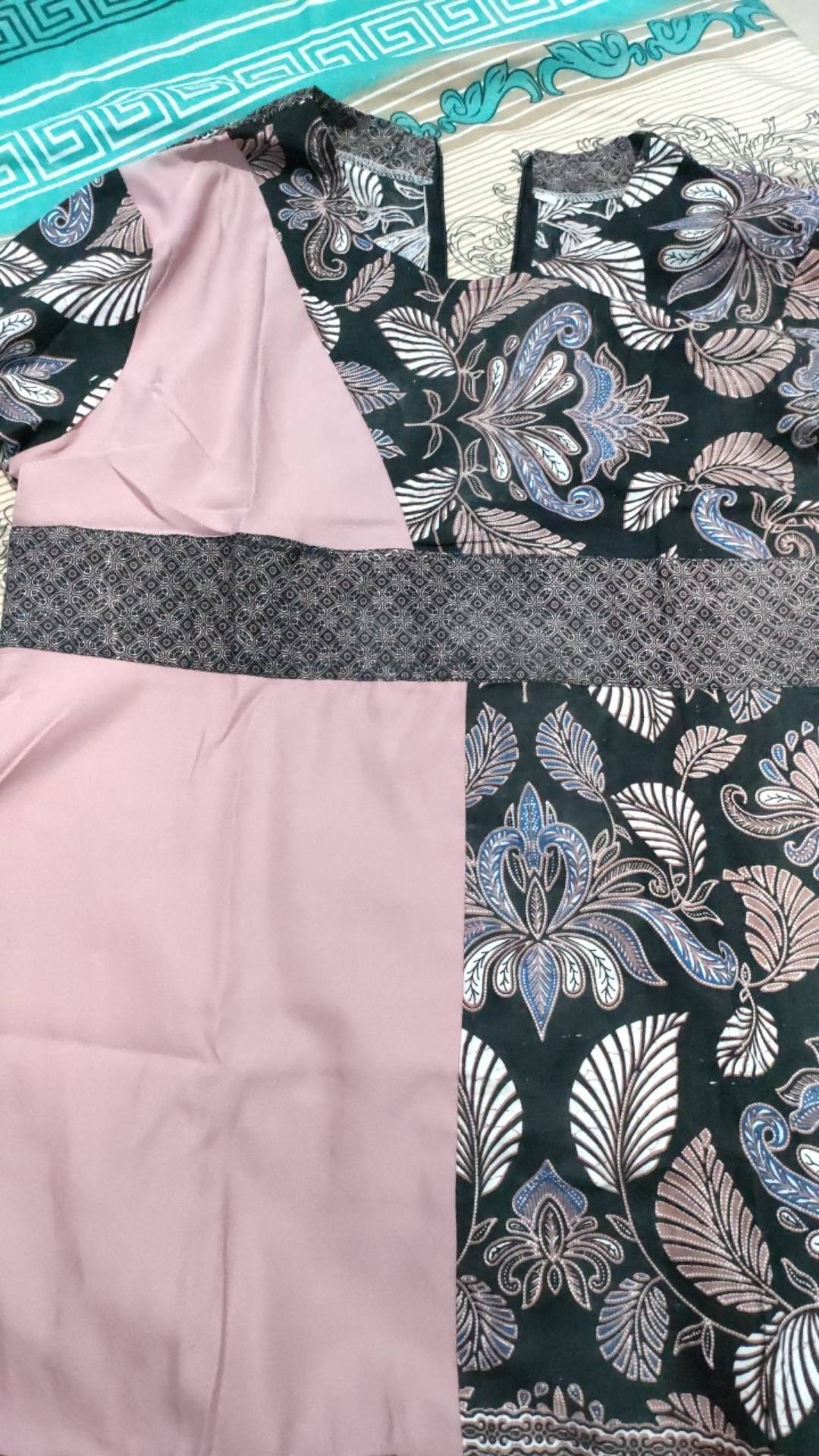 (bayar Dirumah)tunik Batik  Shibori Jumputan Terbariu  /hrb026 Yelbor