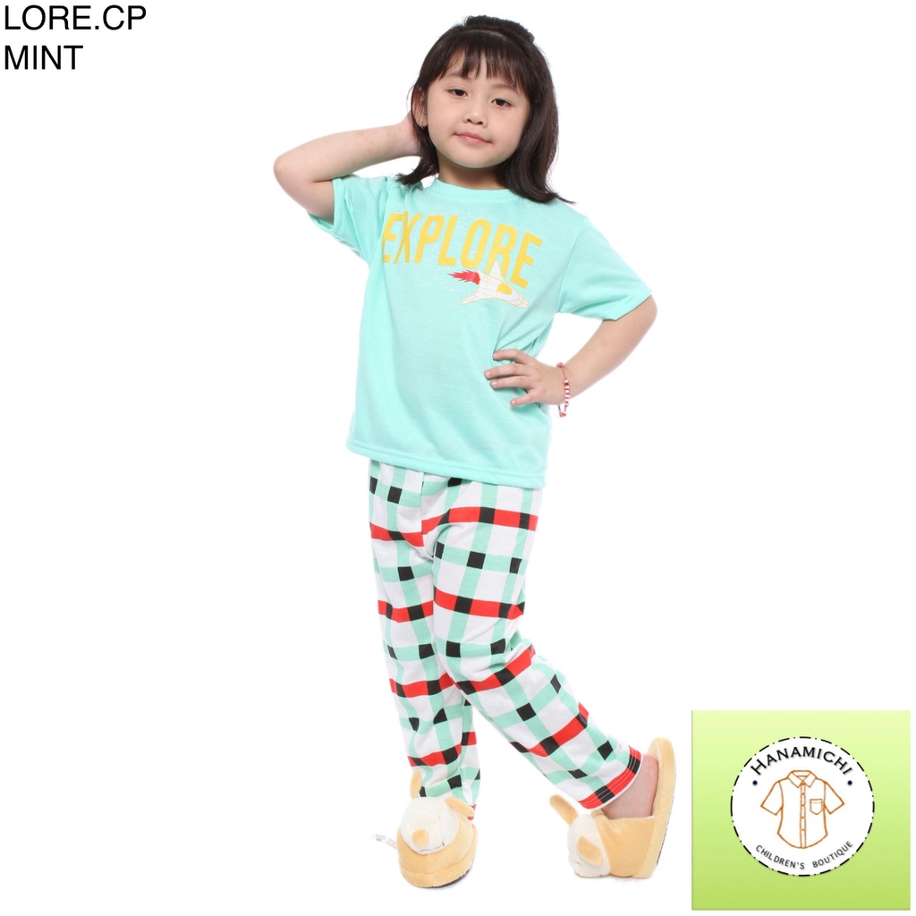 Hanamichi LORE.CP Baju Tidur Anak Bergambar Lengan Pendek