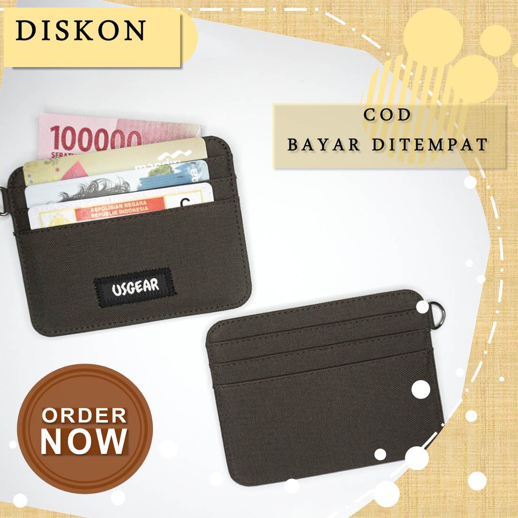 Dompet Kartu Tipis Card Wallet Simple Wallet Pria Wanita - UGSW0002