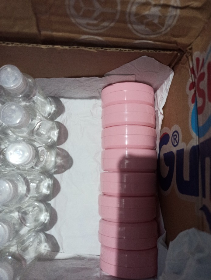 Pot Lulur 50 Gr Pink / Pot 50 Gram Pink