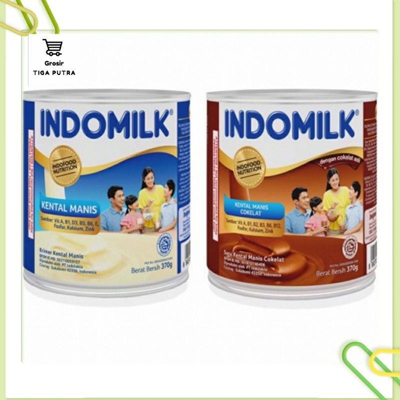 

Indomilk Kental Manis Putih dan Coklat (KALENG)