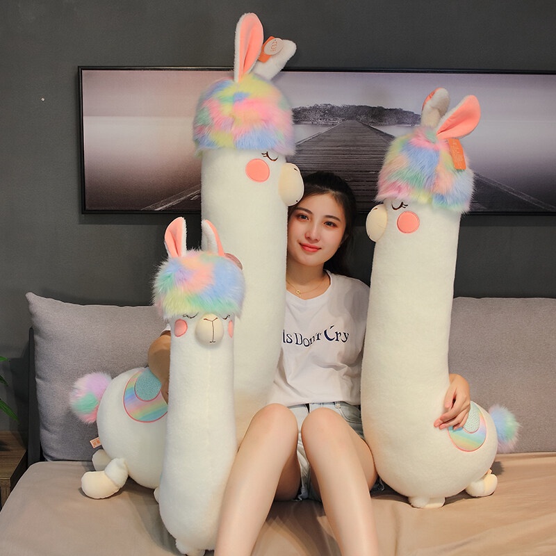 Boneka Guling alpaca Bahan halus dan lembut