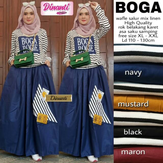

Boga wafle salur mix linen