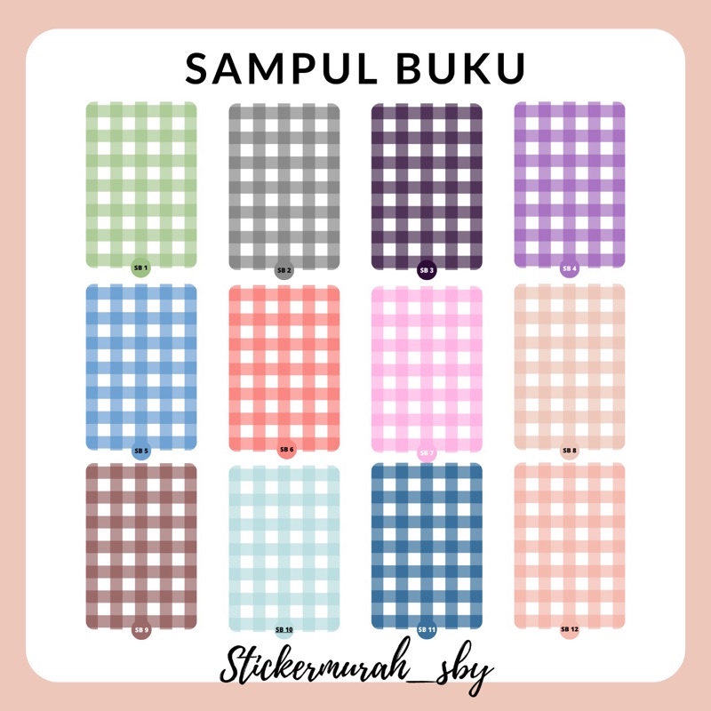 

10pcs Sampul buku sidu / big boss