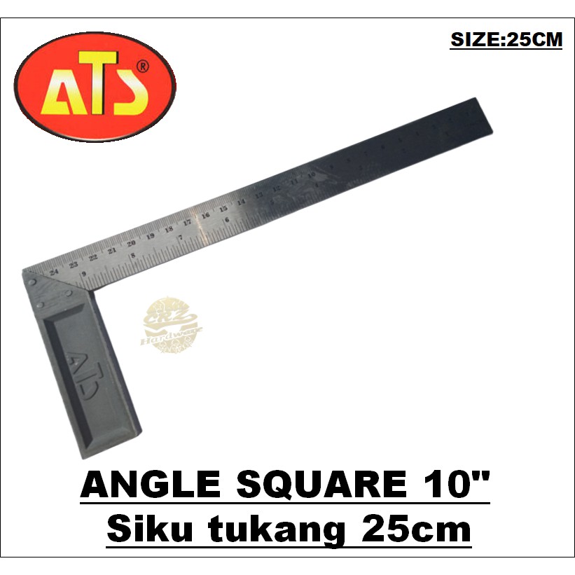 

Penggaris Siku Siku tukang Angle Square 10 Inch 25 Cm Carpenter Ruler