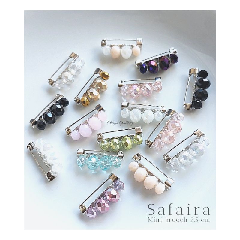 SAFAIRA Bros dagu peniti hijab 2cm 2,5cm pin grade A tajam